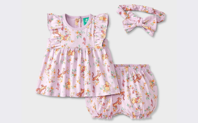 Disney Winnie The Pooh Baby Girls 3 Piece Set Disney Winnie The Pooh Baby Girls 3 Piece Set