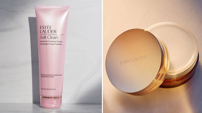 Estee Lauder Soft Clean Foaming Face Cleanser and Estee Lauder Night Cleansing Balm Estee Lauder Soft Clean Foaming Face Cleanser and Estee Lauder Night Cleansing Balm