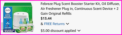 Febreze Plug Scent Booster Starter Kit Checkout Screen Febreze Plug Scent Booster Starter Kit Checkout Screen