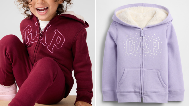 Gap Factory babyGap Sherpa Logo Hoodie Gap Factory babyGap Sherpa Logo Hoodie