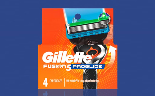 Gillette ProGlide Razor Blades 5 Blade Razor Refills 4 Pack