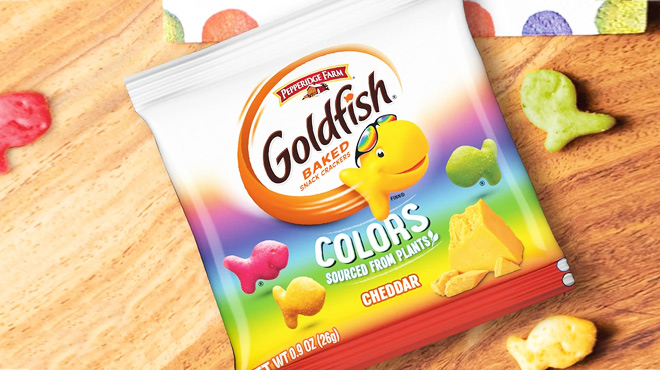 Goldfish 9 Count Colors Cheddar Crackers Goldfish 9 Count Colors Cheddar Crackers