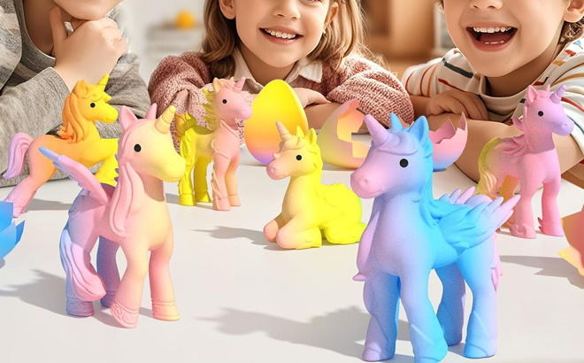 Hatching Growing Unicorn Eggs 6 Pack