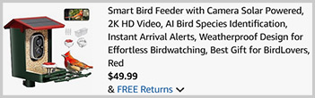 Heapets Smart Bird Feeder with Camera Screenshot 