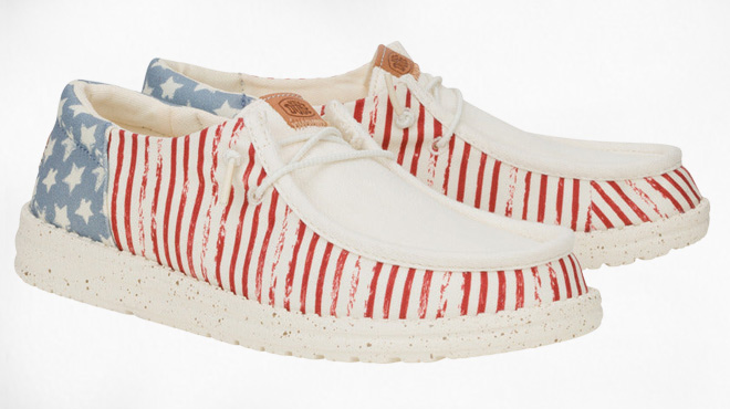 Hey Dude Wendy Funk Americana Stars Shoes Hey Dude Wendy Funk Americana Stars Shoes