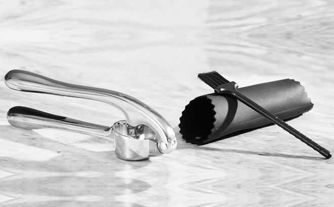 Kitessensu High Effective Premium Garlic Press Set Kitessensu High Effective Premium Garlic Press Set