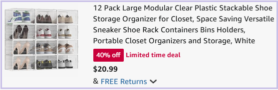 Kjfeoiye Large Clear Stackable Shoe Storage Boxes Checkout Page Kjfeoiye Large Clear Stackable Shoe Storage Boxes Checkout Page