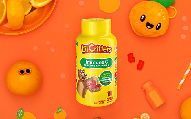 Lil Critters Immune C Kids Gummy Vitamins Supplement