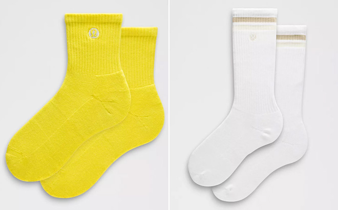 Lululemon Unisex Daily Essential Quarter Sock