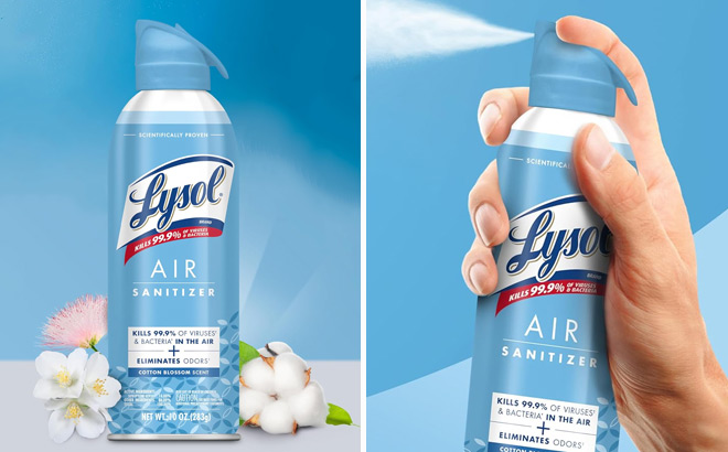 Lysol White Linen Scent Air Sanitizer Spray