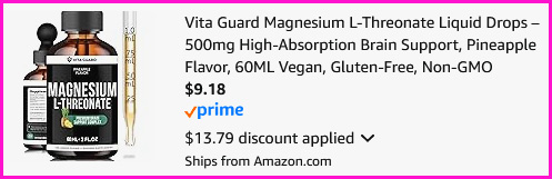 Magnesium Liquid Drops Checkout Screen