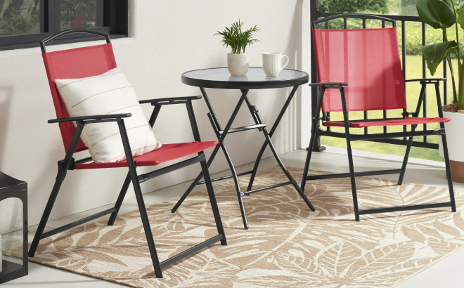 Mainstays Albany Lane 3 Piece Outdoor Bistro Set Mainstays Albany Lane 3 Piece Outdoor Bistro Set