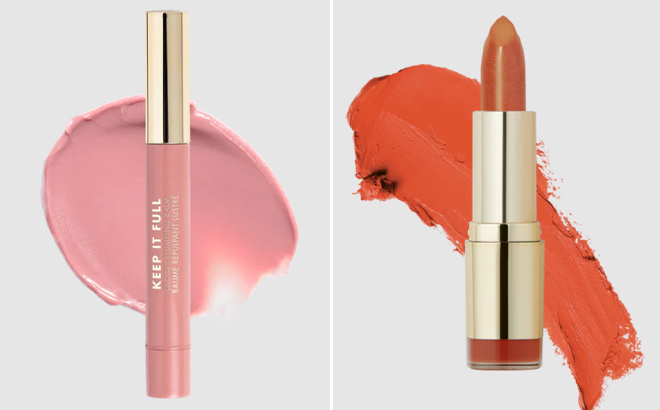 Milani Keep It Full Glossy Plumping Balm and Color Statement Lipstick Milani Keep It Full Glossy Plumping Balm and Color Statement Lipstick