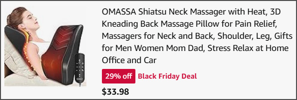 Neck Massager at Checkout