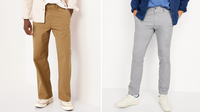 Old Navy Mens Baggy Built In Flex Rotation Chino Pants and Old Navy Mens Skinny Rotation Chino Pants Old Navy Mens Baggy Built In Flex Rotation Chino Pants and Old Navy Mens Skinny Rotation Chino Pants