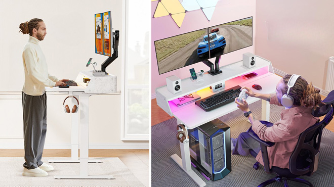 People Using ErGear Standing Desk People Using ErGear Standing Desk