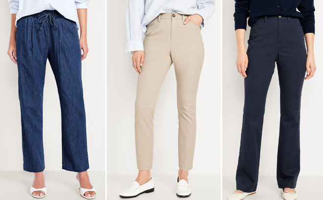 People wearing Old Navy Womens Pants