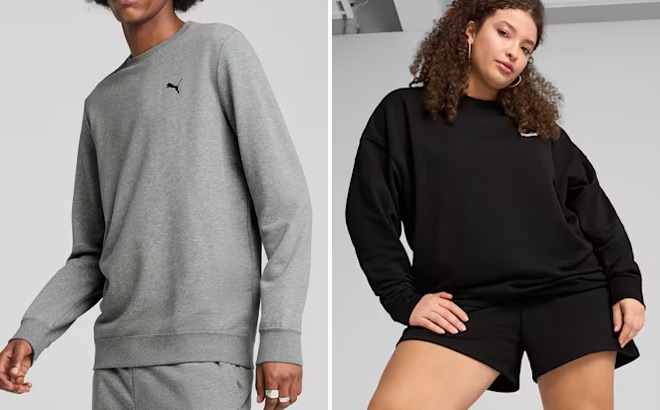 Puma Essentials Mens Crew Neck Sweatshirt