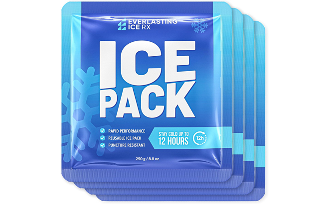 Rapid Performance Reusable Ice Packs for Coolers or Lunch Boxes
