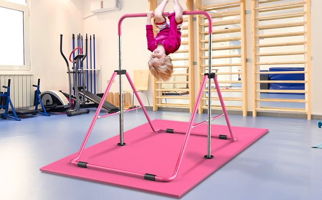 Safly Fun Gymnastics Bar for Kids