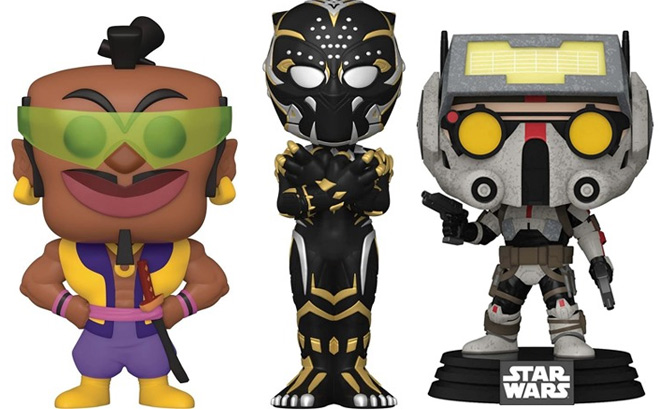 Select Funko Pop Figures on White Background Select Funko Pop Figures on White Background