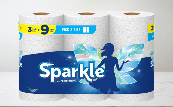 Sparkle Paper Towels 3 Pack
