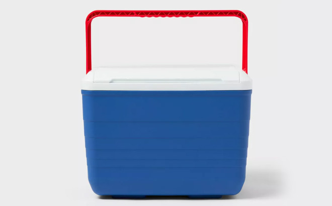 Sun Squad 10 Quart Hard Sided Cooler in Blue Color