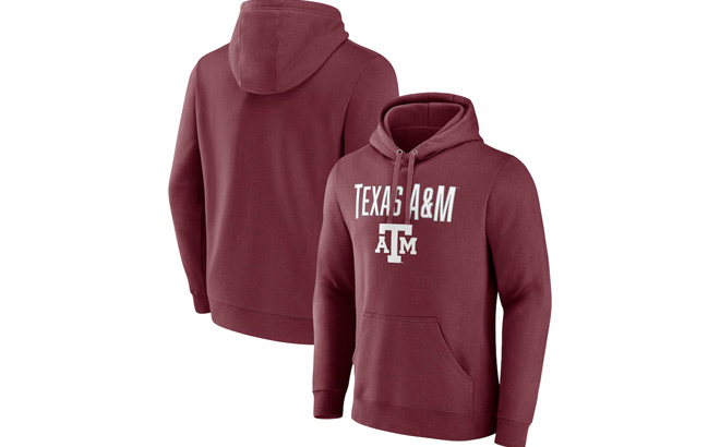 Texas AM Aggies Fanatics Team Lockup Pullover Hoodie