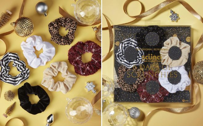 The Original Scrunchie Six Days of Scrunchies Glamour Gift Set