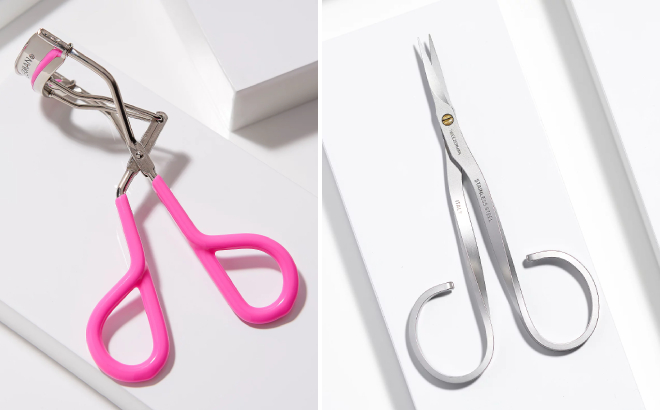 Tweezerman Neon Great Grip Eyelash Curler and Stainless Steel Cuticle Scissors Tweezerman Neon Great Grip Eyelash Curler and Stainless Steel Cuticle Scissors