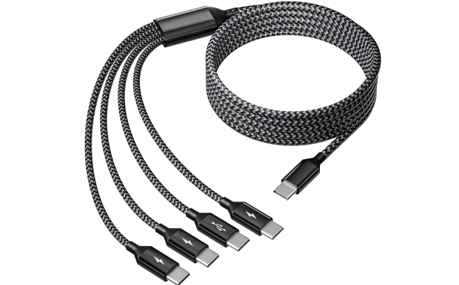 USB C Splitter Multi Charging Cable