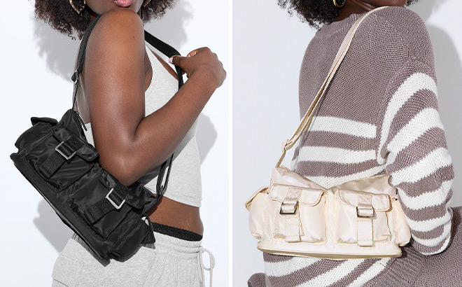 Victorias Secret PINK Nylon Cargo Shoulder Bag