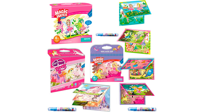 Washable Coloring Books Markers 3 Pack