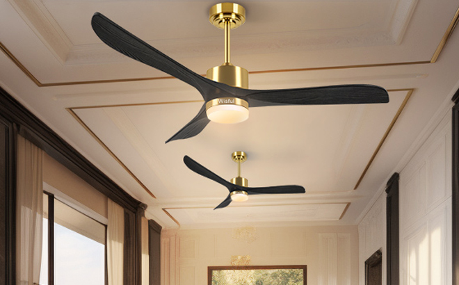 Wisful 56 Inch Wood Ceiling Fans with Lights Wisful 56 Inch Wood Ceiling Fans with Lights