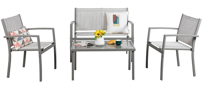 4 Piece Patio Furniture Set