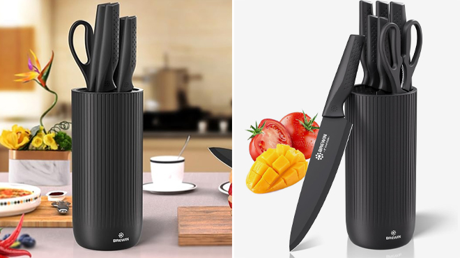 7 Piece Kitchen Knife Set