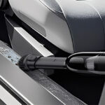 A Person Using Mini Vacuum Cleaner