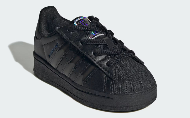 Adidas Superstar Led Lights Comfort Closure Kids Elastic Lace Shoes