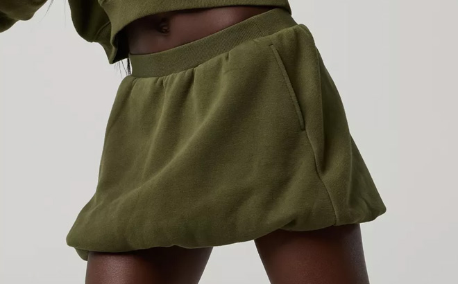 Aerie Cloud Fleece Bubble Skort Aerie Cloud Fleece Bubble Skort
