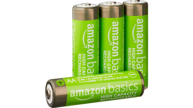 AmazonBasics Rechargeable AA Batteries