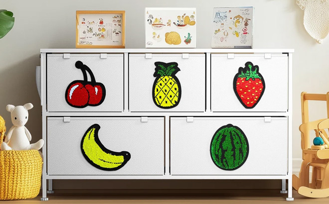 Annegriet 5 Drawer Kids Dresser