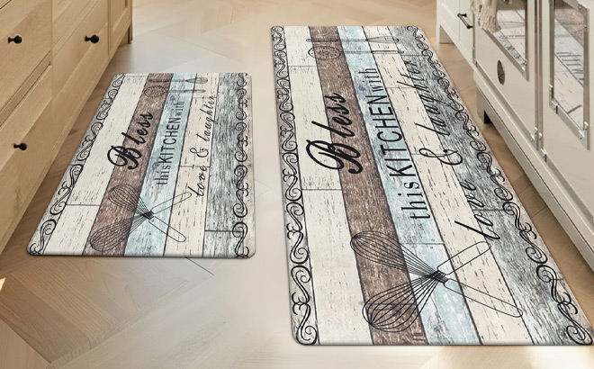 Anti Fatigue Non Skid Waterproof Cushioned Kitchen Mat 2 Pack Anti Fatigue Non Skid Waterproof Cushioned Kitchen Mat 2 Pack