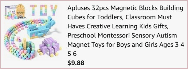 Apluses 32 Piece Magnetic Blocks Set at Checkout