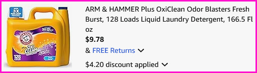 Arm Hammer 128 Loads Detergent Arm Hammer 128 Loads Detergent
