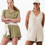 Athleta Avenue Romper and Retreat Linen Romper