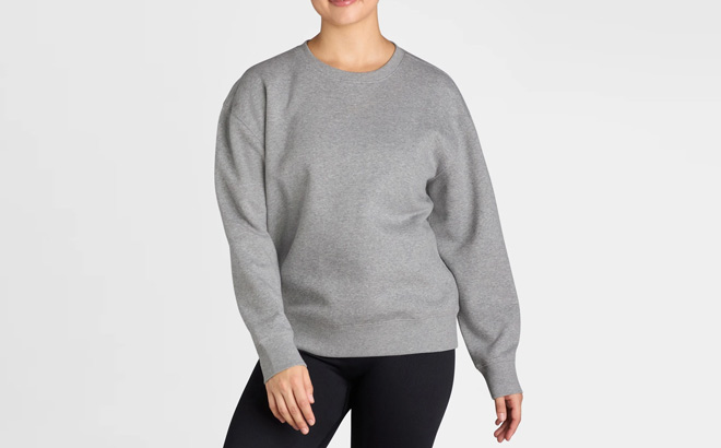 Athletic Works Womens Crewneck Sweatshirt Athletic Works Womens Crewneck Sweatshirt