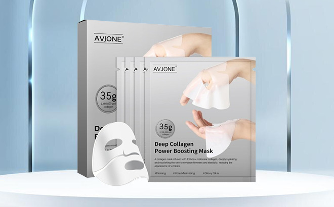 Avjone Collagen Face Mask on the Table Avjone Collagen Face Mask on the Table