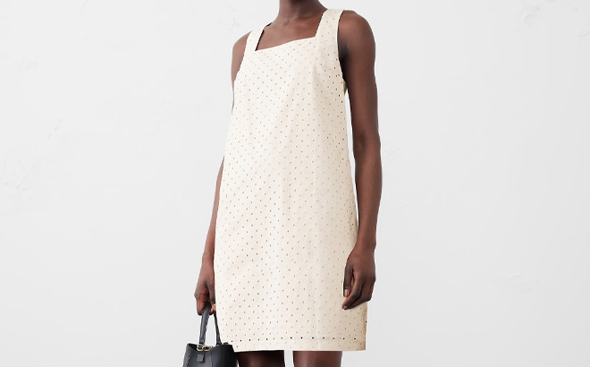 Banana Republic Factory Eyelet Mini Shift Dress Banana Republic Factory Eyelet Mini Shift Dress
