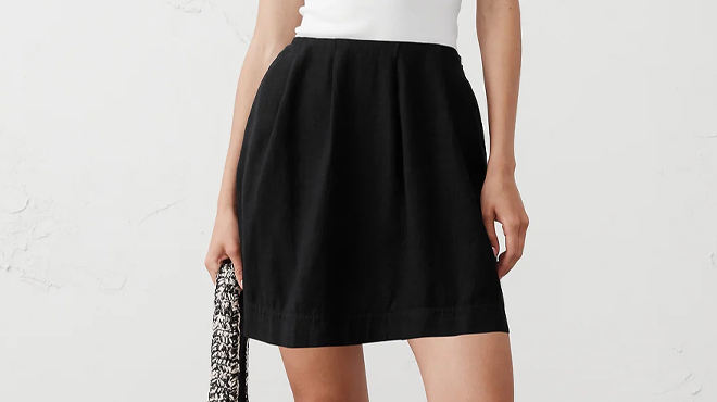 Banana Republic Factory Pleated Mini Skort