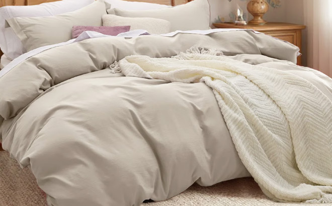 Bedsure Super Soft Prewashed Duvet Cover Set